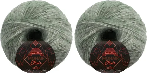 Miniatura 41 de JubileeYarn Mohair Elixir Yarn - 50g/Skein Baby Wool Blend - Cosmopolitan - 1 Skein