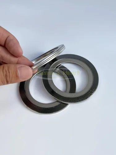 Miniatura 9 de Junta espiral para heridas con anillo interior SUS304, relleno de grafito, 5 piezas 1/2 '' DN15