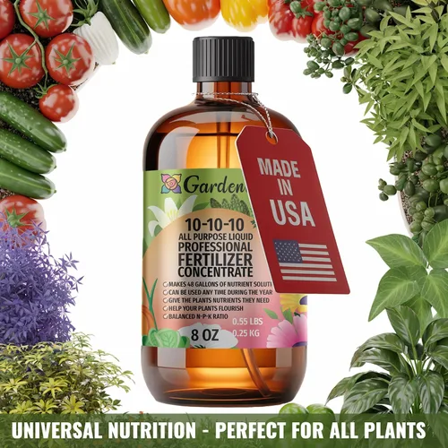 Miniatura 2 de Gardenera Alimento líquido multiusos prémium 10-10-10 para plantas, concentrado de fertilizante de jardín de grado profesional para césped, árboles