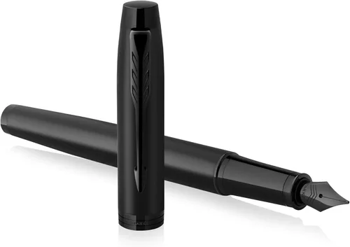 Miniatura 8 de Bolígrafo PARKER IM de bola, punta fina, color negro mate con borde negro, repuesto de tinta negra, caja de regalo – Ideal para escritura fluida