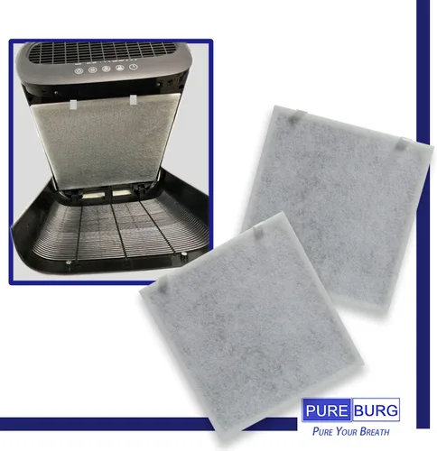 Miniatura 2 de PUREBURG Filtros de repuesto compatibles con purificador de aire VAVA VA-EE004, paquete de 2 unidades H13 HEPA de 4 etapas de filtración de carbón