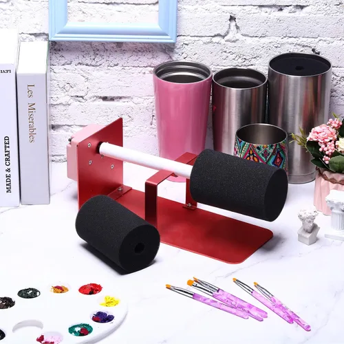 Miniatura 6 de Honoson 3 tamaños, 6 piezas de vasos de espuma Turner para vasos de PVC de 1/2 pulgada, accesorios para vasos de 10 oz a 40 onzas (negro)