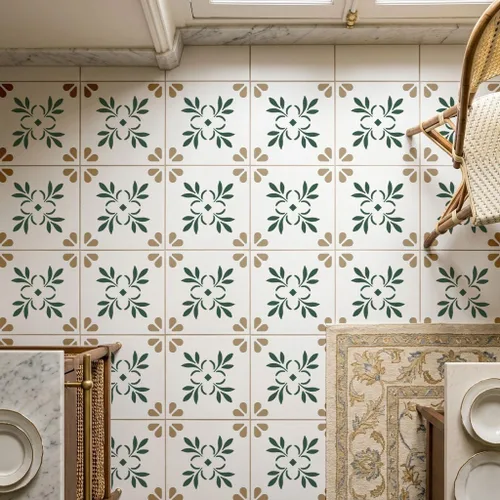 Miniatura 3 de 2 plantillas de pintura de azulejos de 12 x 12 pulgadas para paredes y suelos, reutilizables, plantillas para pintura, plantillas para decoración
