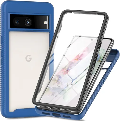 Miniatura 7 de Funda para Google Pixel 7a Funda con protector de pantalla para Google Pixel 7a 5G, color negro