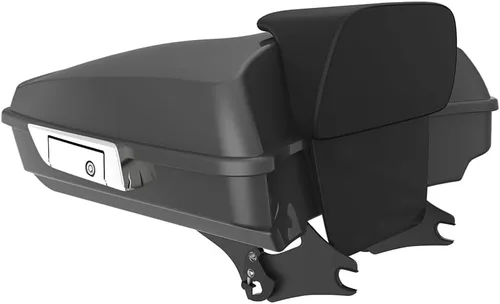 Miniatura 291 de King Tour Pack para Harley Alpine Green, cierre de paquete turístico, portaequipajes superior, soporte de montaje negro, placa de metal para Harley