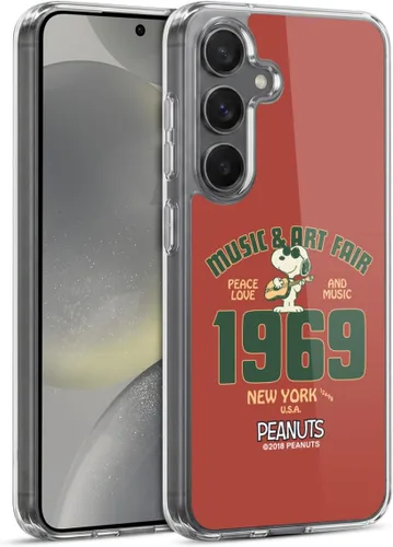 Miniatura 426 de Head Case Designs Funda de gel Woodstock 50th con licencia oficial de Peanuts Snoopy Guitar 1969 [protección de grado militar] compatible