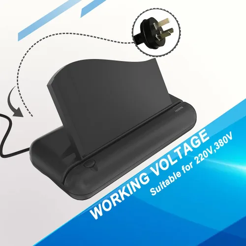 Miniatura 4 de Perforadora Eléctrica de 3 Agujeros, VEYETTE Perforadora Comercial Resistente con Adaptador para Oficina, Escuela, Estudio, Capacidad para 30 Hojas