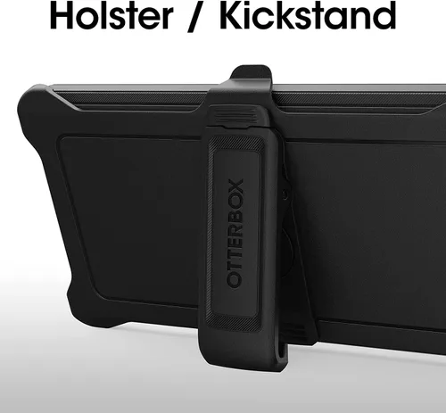 Miniatura 5 de OtterBox Funda para Galaxy S23 Ultra (solamente) - Serie Defender - Negro - Resistente y duradera - con protección de puerto - Incluye soporte