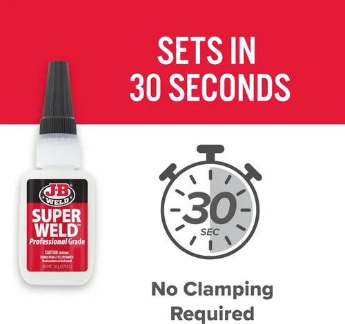 Miniatura 4 de J-B Weld Superglue 20g Paquete de 2 - SuperWeld Grado Profesional
