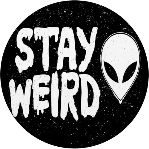 Miniatura 5 de Stay Weird Stay Weird Alien PopSockets - Soporte y agarre para teléfonos y tabletas, Negro