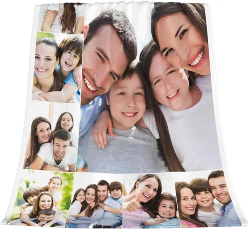 Miniatura 3 de Manta para adultos, niños, familia, Navidad, Halloween, cumpleaños, madre, padre, día de San Valentín, para regalo, 50 x 40 pulgadas.