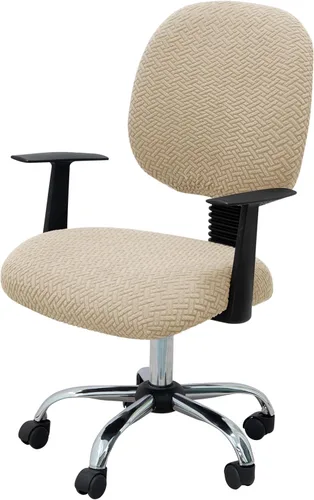 Miniatura 17 de MIFXIN - Fundas elásticas para silla de oficina de Jacquard, 2 piezas para sillas de escritorio o de la computadora, protector universal