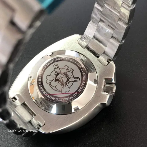 Miniatura 4 de Steeldive SD1970 Reloj de buceo, 6105 Turtle Captain Willard, NH35, Zafiro, Verde, Buceador, BNIB, Buceador, reloj de buceo