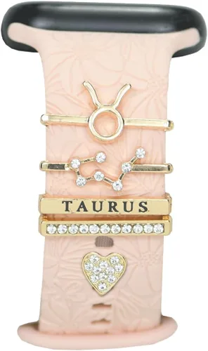 Miniatura 13 de Abalorios de Correa de Reloj Decorativos de 12 Constelaciones para Mujeres Compatibles con Apple Watch de 38 mm, 40 mm, 41 mm, 42 mm, 44 mm, 45 mm