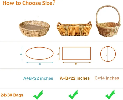 Miniatura 6 de Morepack Bolsas retráctiles para cestas de regalo, 24 x 30 pulgadas, bolsas retráctiles de PVC transparente para regalo, paquete de 5
