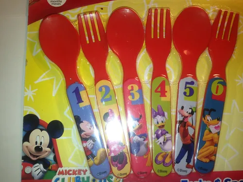 Miniatura 2 de Mickey Mouse - Juego de tenedor y cuchara de seis piezas