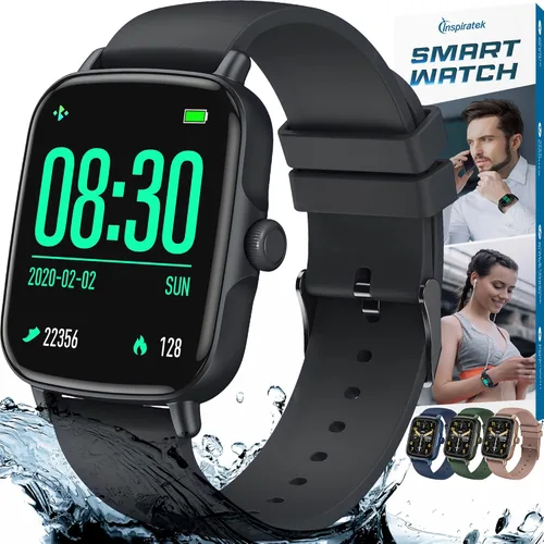 Reloj inteligente para hombres y mujeres – Reloj de salud multifunción con control preciso de sueño, paso y frecuencia cardíaca todo el día, reloj