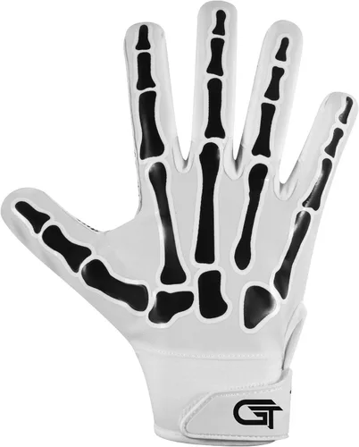 Miniatura 2 de Glorious Traders Adult & Youth Football Gloves - Ultimate Performance Booster with Super Sticky Grip Blanco