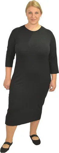 Miniatura 6 de Kosher Casual Vestido midi modesto hasta la rodilla con mangas 3-4 para mujer