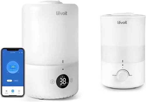 LEVOIT Humidificadores para dormitorio, habitación grande, difusor de aceite de llenado superior de niebla fría de 3 litros y humidificadores