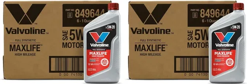 Miniatura 44 de Valvoline - Aceite de motor de mezcla sintética SAE 10W-40 de alto millaje, con MaxLife Technology, 5 cuartos de galón