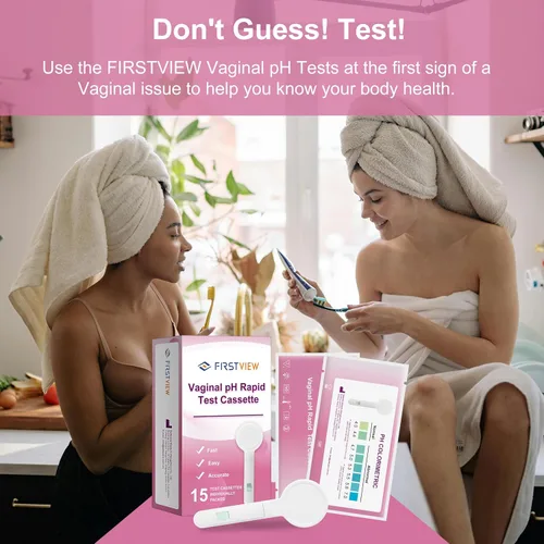 Miniatura 2 de Tiras de prueba de pH vaginal, kits de tiras de prueba de pH vaginal para la salud femenina para vaginitis bacteriana, vaginitis por tricomonas