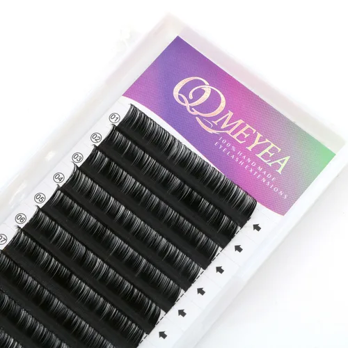 Miniatura 2 de Extensiones de pestañas individuales de 0.003 in, rizo D, volumen clásico, suministros de 0.315 in de longitud, extensiones de pestañas individuales