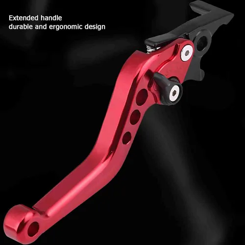 Miniatura 3 de Estink Palanca de freno de disco doble para motocicleta, aleación de aluminio CNC, reemplazo de modificación de scooter de motocicleta, 1 par