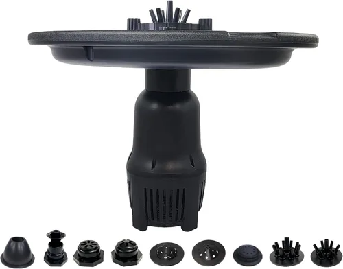 Miniatura 22 de HALF OFF PONDS Fuente flotante - 1 aireador de estanque HP, cable de 100 pies - Bomba de agua de 15,000 GPH - 13 patrones de pulverización - Luces