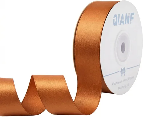 Miniatura 3 de QIANF Cinta plateada de satén de doble cara de 1-1/2 pulgadas para envolver regalos, lazos para el pelo, hacer cintas para el cabello, bandas