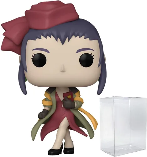POP Cowboy Bebop - Figura de vinilo de Faye Valentine Funko (paquete con funda protectora de caja compatible), multicolor, 3.75 pulgadas