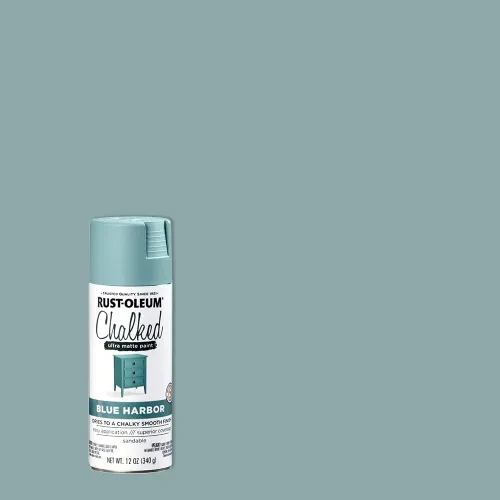 Miniatura 2 de Rust-Oleum 374164 Pintura en aerosol a la tiza ultramate, 12 onzas, Blue Harbor (paquete de 2)