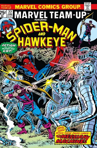 Trends International Marvel Comics - Póster de pared de Hawkeye y Spider-Man Versión premium sin marco