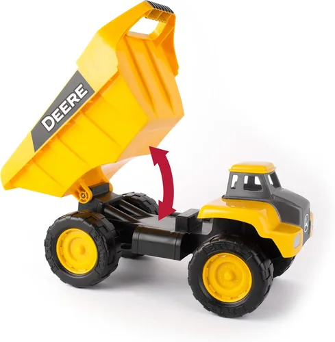 Miniatura 3 de TOMY John Deere Big Scoop - Camión volquete de juguete con cama basculante – 15 pulgadas – Juguetes de caja de arena para exteriores – Juguetes