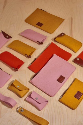 Miniatura 11 de Graf Lantz Funda protectora para lentes, 100% de lujo de lana merina, fieltro de lana merina, sin arañazos, lentes, carbón