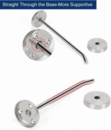 Miniatura 3 de NearMoon Ganchos para colgar abrigos, ganchos de montaje en pared para colgar sombrero, bata Hurse, perchas de acero inoxidable 304 resistentes