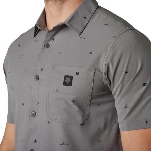 Miniatura 4 de Fox Racing Ranger SS - Camiseta tejida con botones para bicicleta de montaña