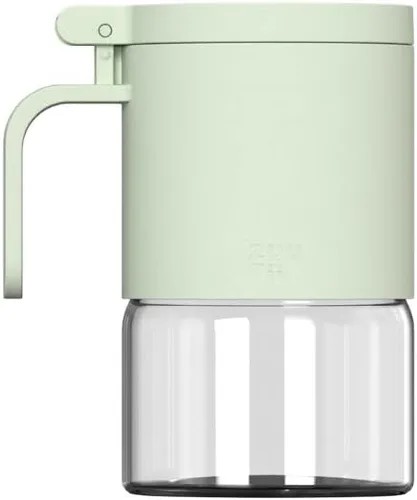 Miniatura 10 de Zuutii Tarros de vidrio para especias a prueba de humedad con cucharas, juego de 2 botellas de especias de 10 onzas / 10.1 fl oz, mini tarros