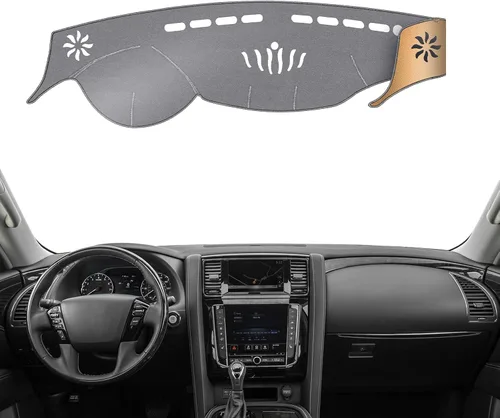 Miniatura 22 de Alfombrilla Protectora para Salpicadero Compatible con Nissan Altima 2012-2007 (Código de Cuerpo L32, Sin Modelos HUD), Alfombrilla Antirreflejos