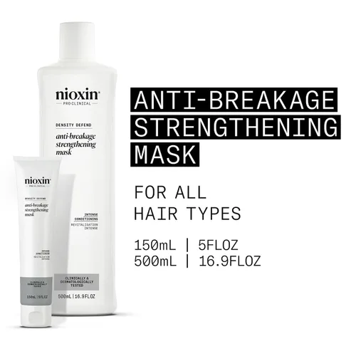 Miniatura 2 de Nioxin Density Defend Anti-Breakage Strengthening Mask For Damaged, Colored, Thinning Hair Intense Conditioning Protects Against Breakage