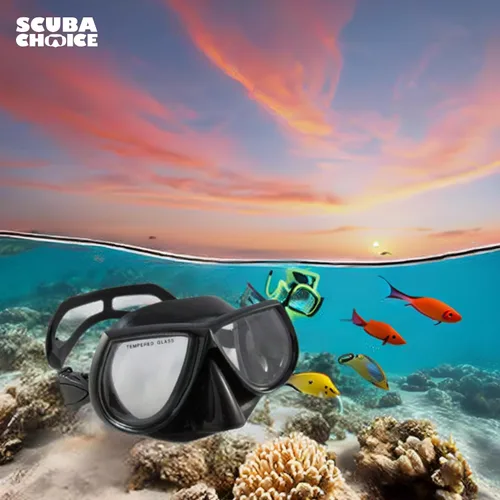 Miniatura 5 de Spearfishing Mask Low Volume Silicone, Comfortable Fit & Clear Vision for Freediving, Scuba Diving, Underwater Exploration Ideas