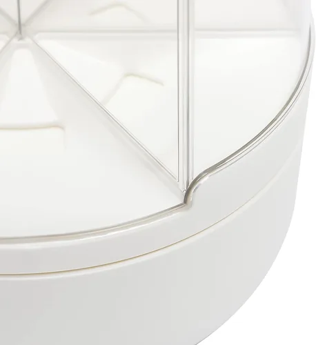 Miniatura 6 de Dispensador de arroz, dispensador de cereales giratorio de 360° con tapa, organizador de almacenamiento de granos para encimera de cocina, alimentos