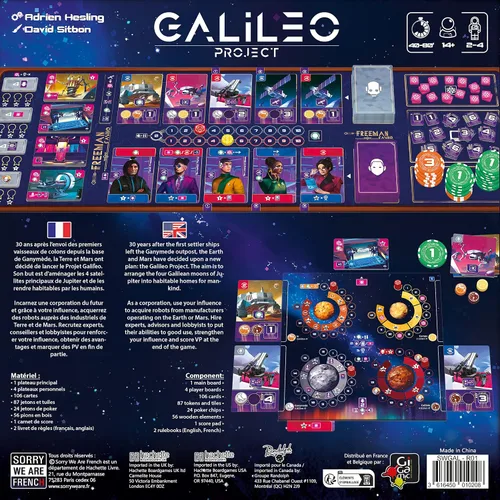 Miniatura 2 de Sorry We are French Galileo Project Juego de estrategia para adolescentes y adultos Edades 14+ 2 a 4 jugadores 45 minutos