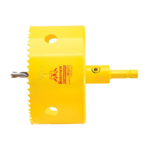 Miniatura 26 de Starrett DCH0136-G - Sierra perforadora bimetálica de corte profundo con dientes HSS resistentes a la abrasión - Ideal para cortar metal, acero