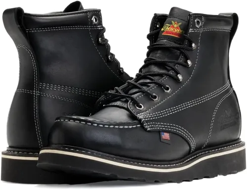 Miniatura 7 de Thorogood American Heritage Botas de Trabajo con Puntera Mocasín de 6" para Hombres - Puntera Suave, Cuero de Grano Completo Premium con Suela