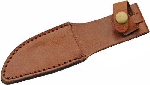 Miniatura 6 de SZCO Full Tang Upsweep - Cuchillo de caza de 7.25 pulgadas, cuchillo negro para exteriores con hoja de acero inoxidable, mango de madera y funda