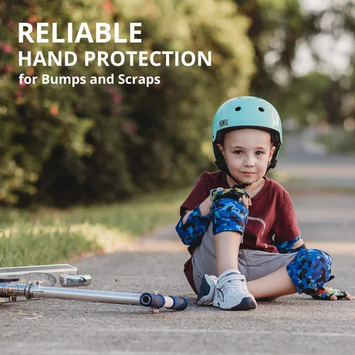 Miniatura 2 de Guantes de bicicleta para niños para bicicleta equilibrada, ciclismo de montaña, transpirables, sin dedos, guantes de ciclismo para niños pequeños