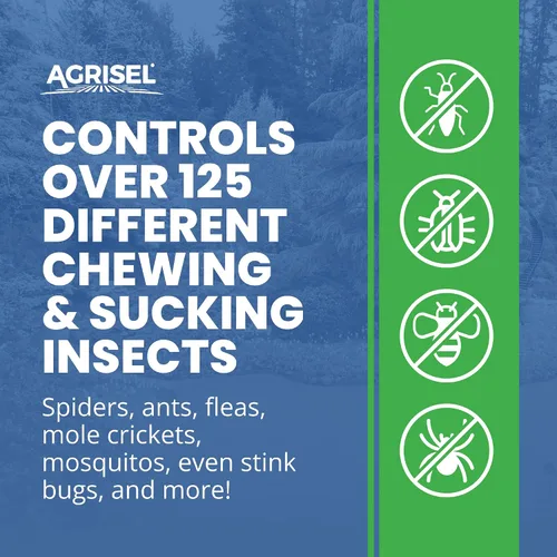 Miniatura 2 de Agrisel Bifenthrin Pro 7.9, Control de Insectos, Seguro para Plantas y Cultivos, Insecticida, Eficaz Contra Más de 125 Insectos, Incluye Paquete