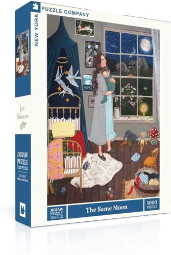 Miniatura 8 de New York Puzzle Company - Loré Pemberton Cold Hollow - Rompecabezas de 1000 piezas para noches de juegos familiares por Loré Pemberton