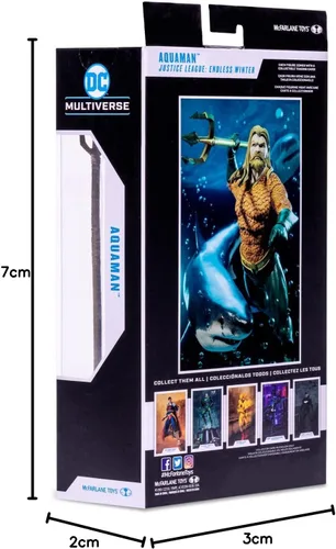 Miniatura 11 de McFarlane Toys DC Multiverse Aquaman (Endless Winter) Figura de acción de 7 pulgadas con accesorios